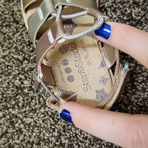 Step & Stride Shoes Little Girls Gold Gladiator Sandals Poshmark